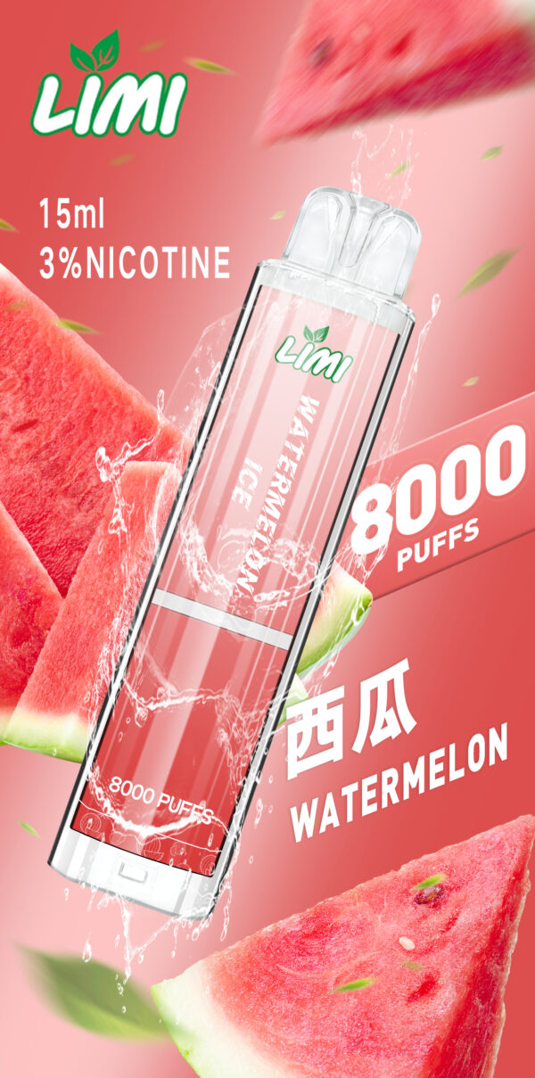【LIMI】發光抛棄式電子煙 8000口辣妹發光棒 | 現貨供應