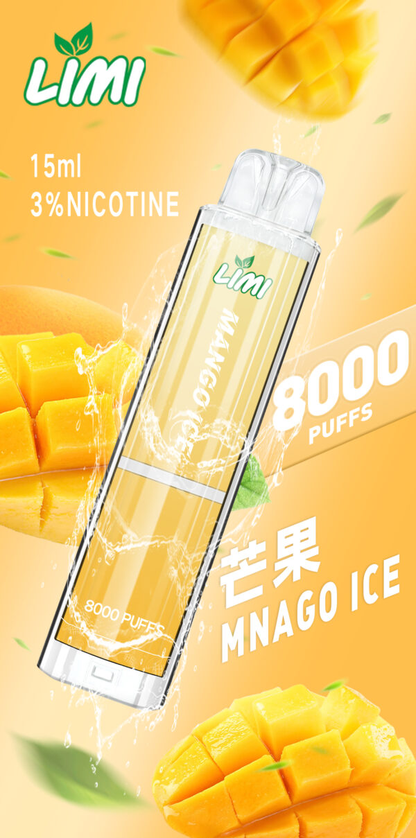 【LIMI】發光抛棄式電子煙 8000口辣妹發光棒 | 現貨供應